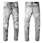 amiri jeans 2021 nouveaux  ar804020150 playboy gray